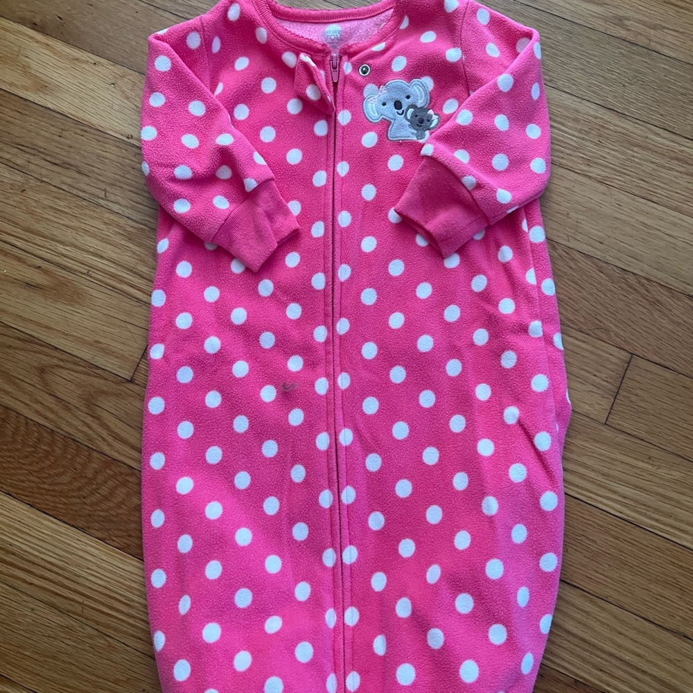 Carter's Pink Polka Dot Baby Sleep Sack